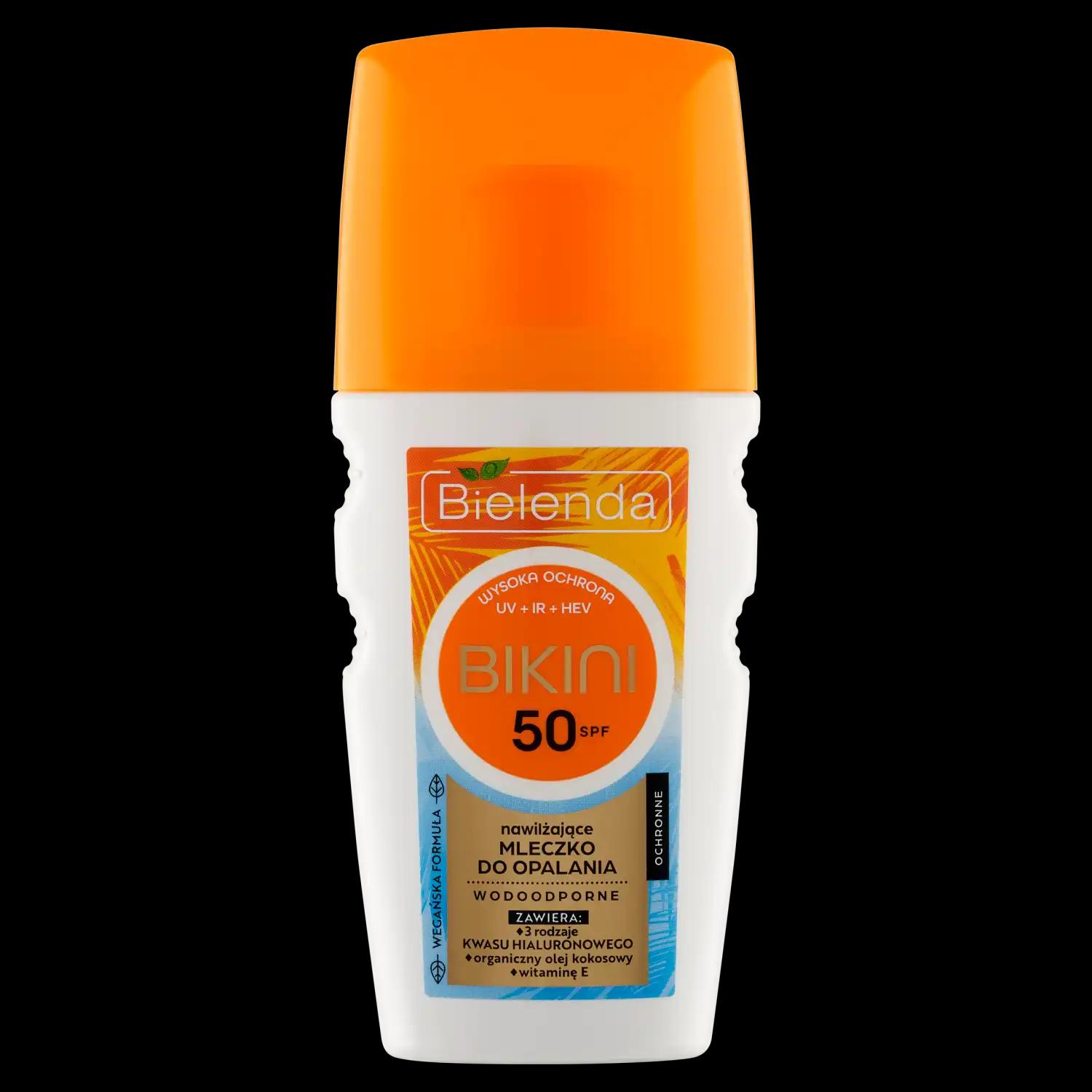 Bielenda Bikini nawilżające mleczko do opalania z SPF50, 175 ml