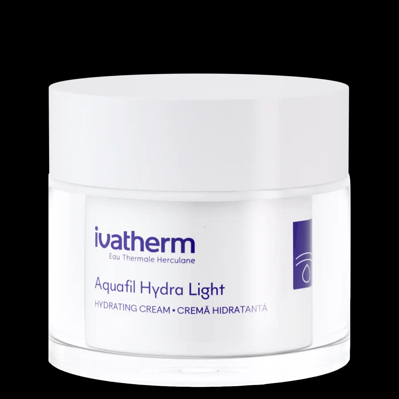 Ivatherm AQUAFIL HYDRA LIGHT Hydrating cream for sensitive skin, normal and mixed skin / Зволожувальний крем для чутливої шкіри нормального та комбінованого типу «AQUAFIL HYDRA LIGHT»