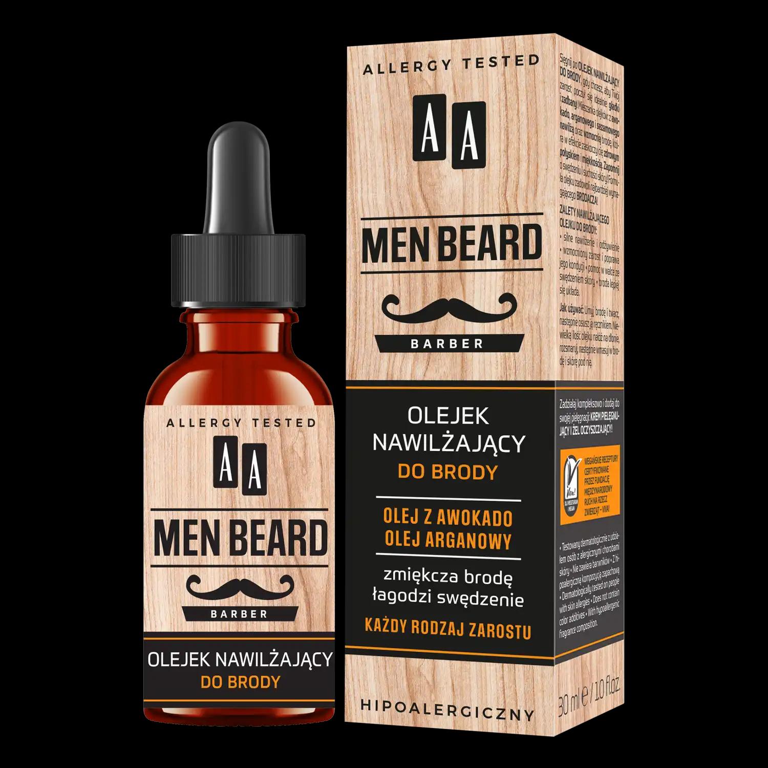 AA Men Beard nawilżający olejek do brody, 30 ml