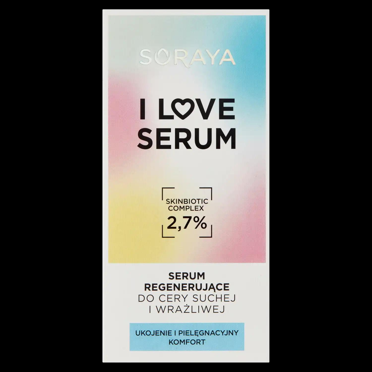 Soraya I Love regenerujące serum do twarzy, 30 ml