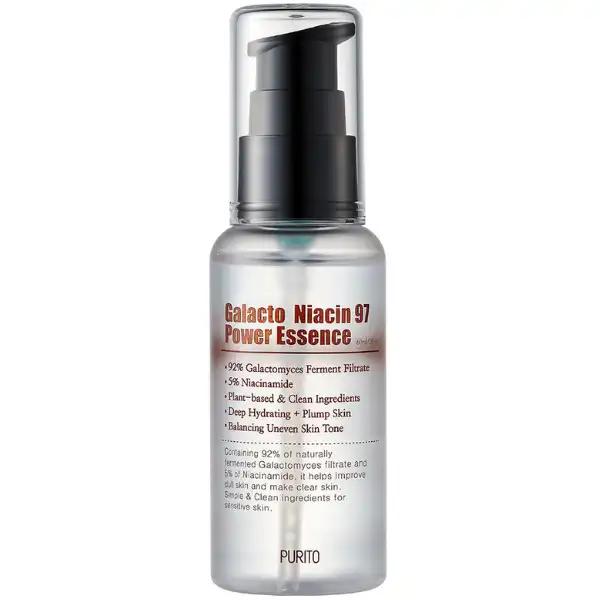 Purito Galacto Niacin 97 Power Essence odżywcza esencja do twarzy na bazie filtratu z fermentacji grzybów Galactomyces, 60 ml