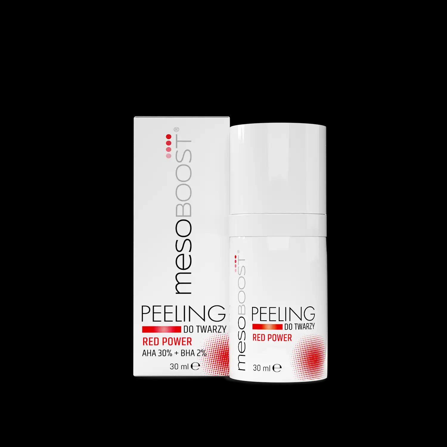 Mesoboost Red Power AHA + BHA peeling do twarzy, 30 ml