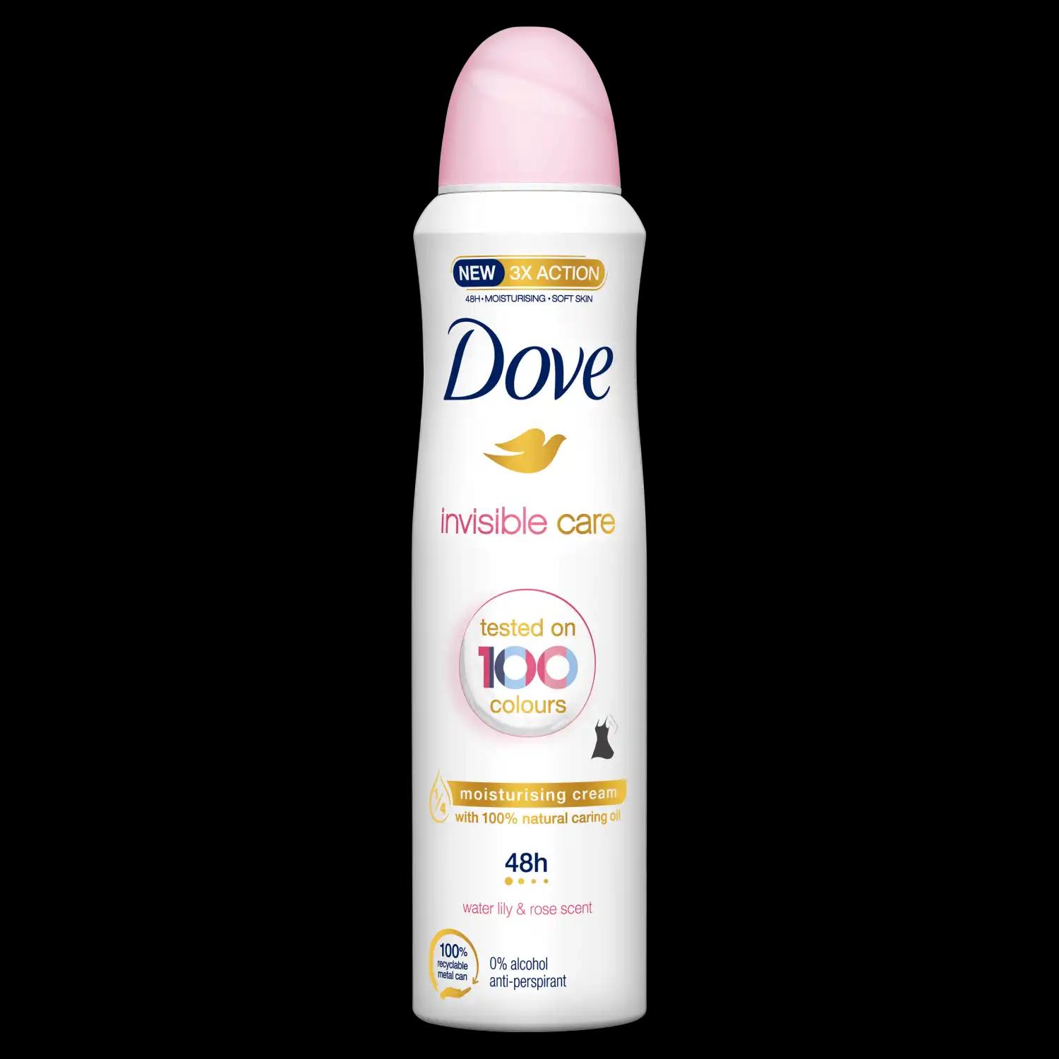 Dove Invisible Care dezodorant w sprayu damski, 150 ml