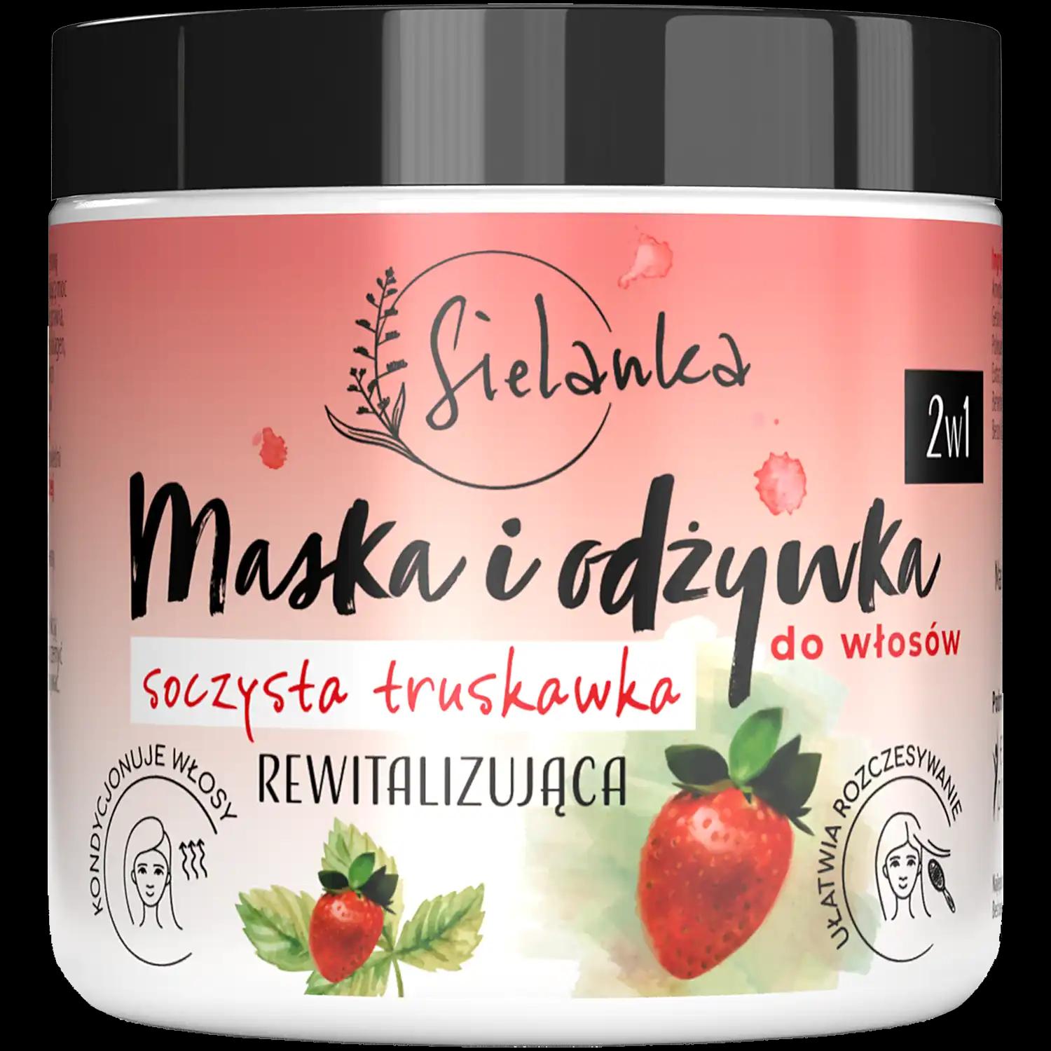 Sielanka Soczysta Truskawka rewitalizująca 2w1 do włosów, 250 ml