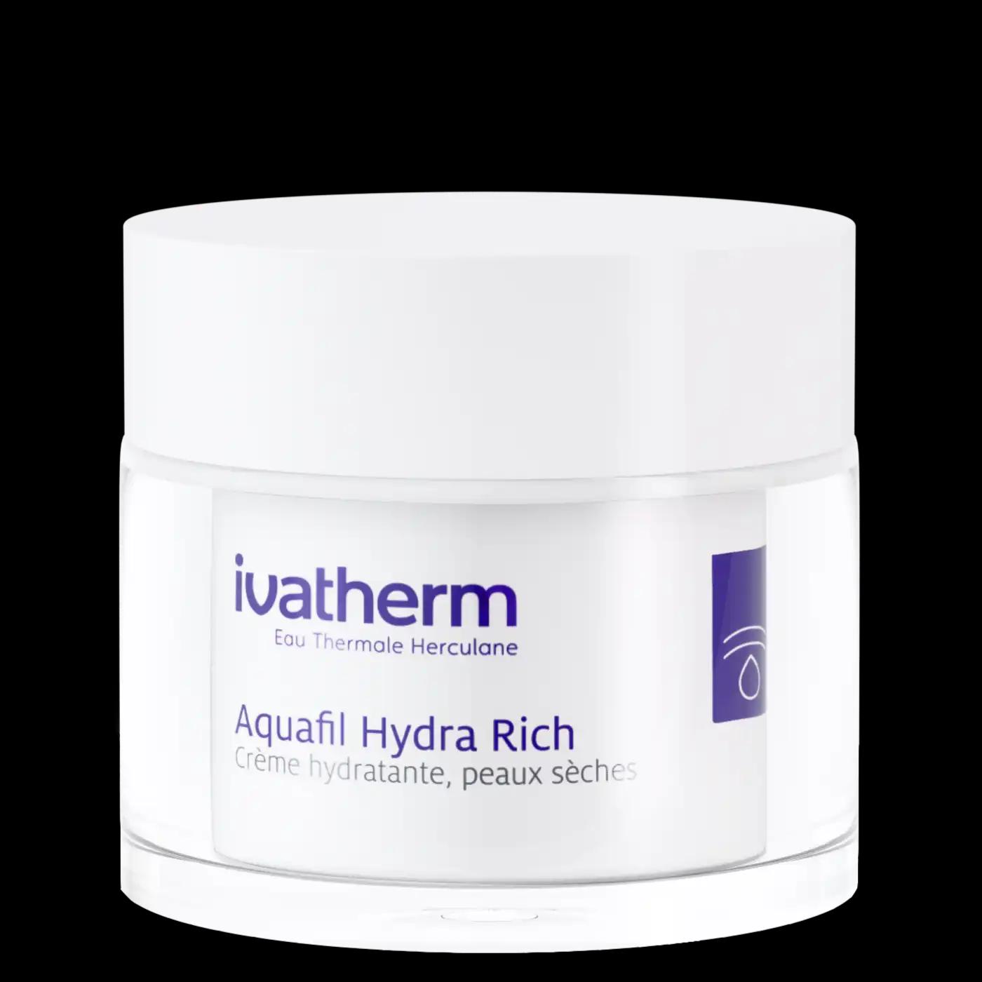 Ivatherm AQUAFIL HYDRA RICH Hydrating cream for sensitive skin, dry to very dry skin / Зволожувальний крем для чутливої шкіри сухого та дуже сухого типу «AQUAFIL HYDRA RICH»