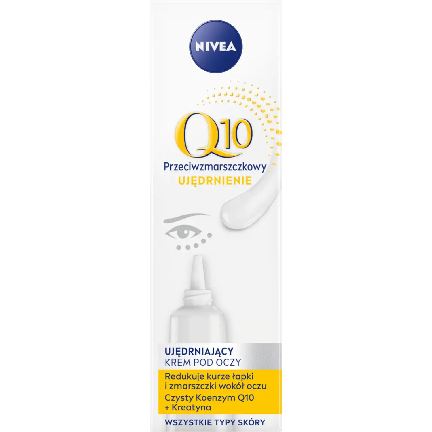 Nivea Q10 Ujędrnienie przeciwzmarszczkowy krem pod oczy, 15 ml