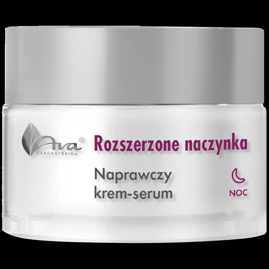 AVA Laboratorium Rozszerzone Naczynka krem-serum do twarzy na noc, 50 ml