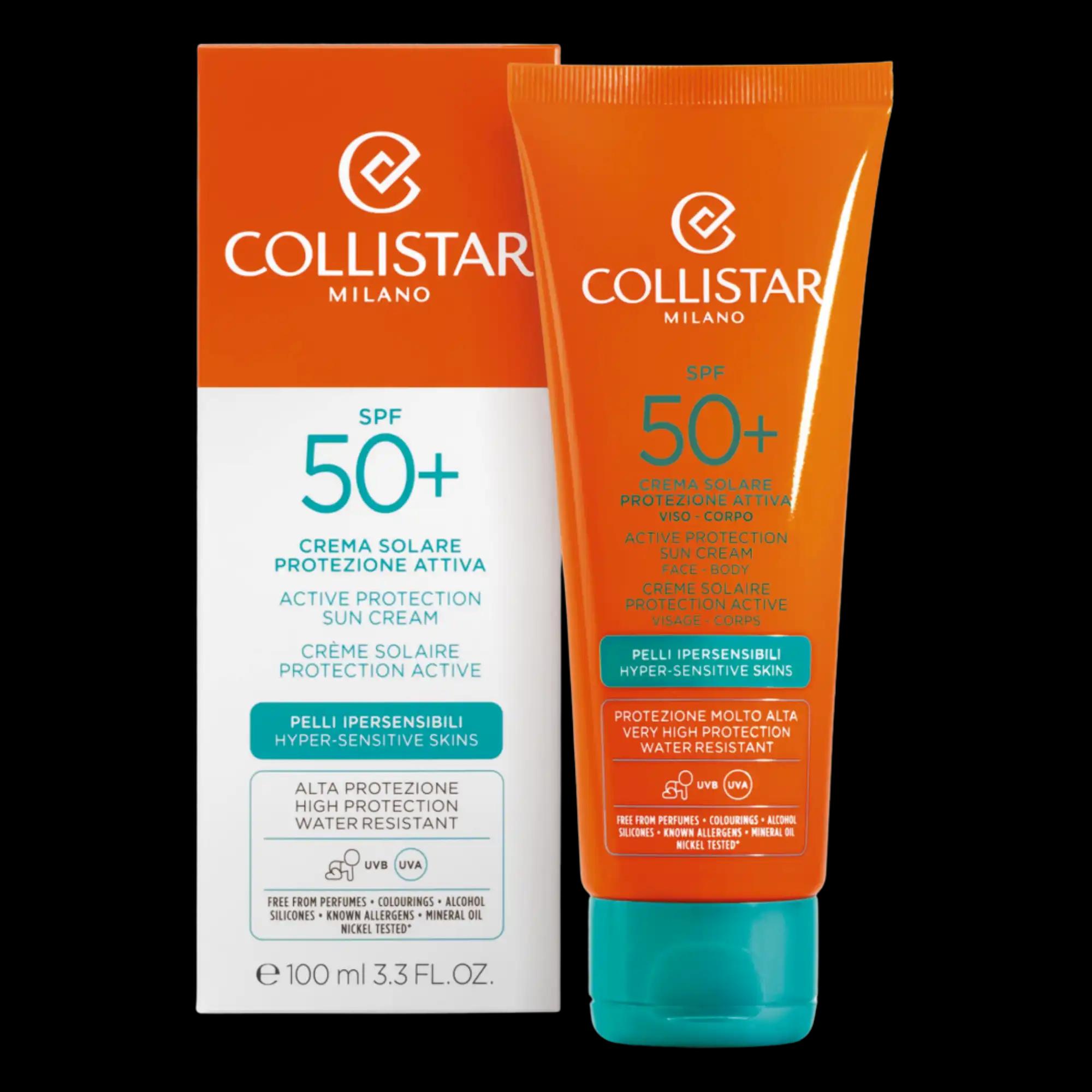 Collistar Active Protection krem ochronny do twarzy i ciała SPF50+, 100 ml