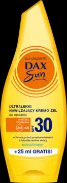 DAX SUN kremo-żel do opalania, ultralekki, nawilżający, wodoodporny, SPF 30 175 ml