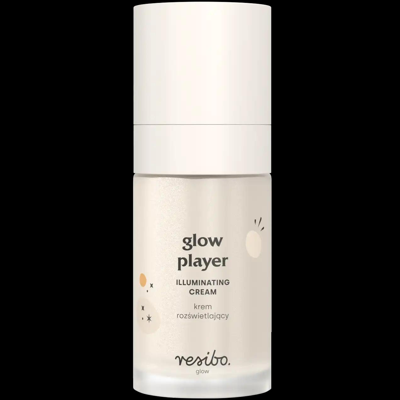 Resibo Glow rozświetlający krem do twarzy, 30 ml