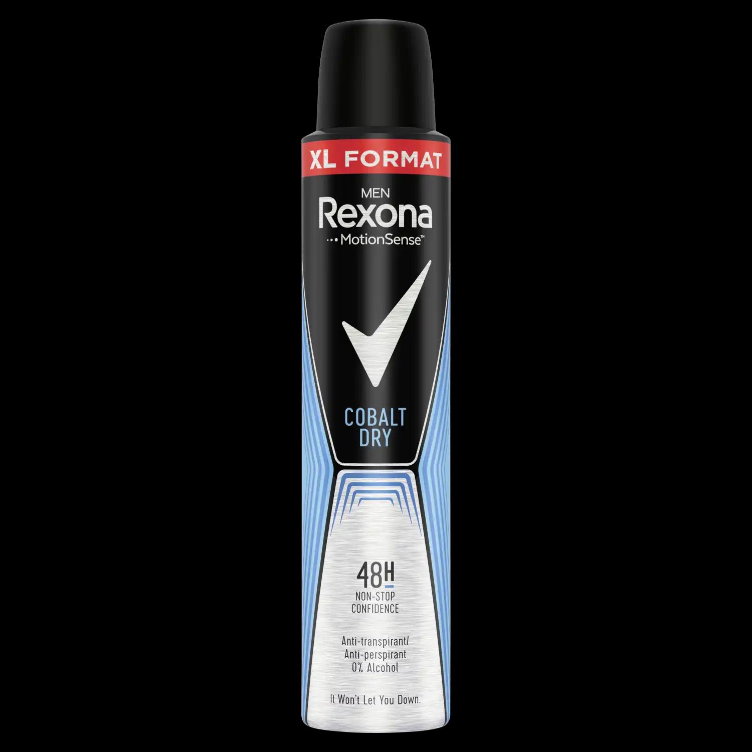 Rexona Men Motion Sense Cobalt Dry antyperspirant w sprayu męski, 200 ml