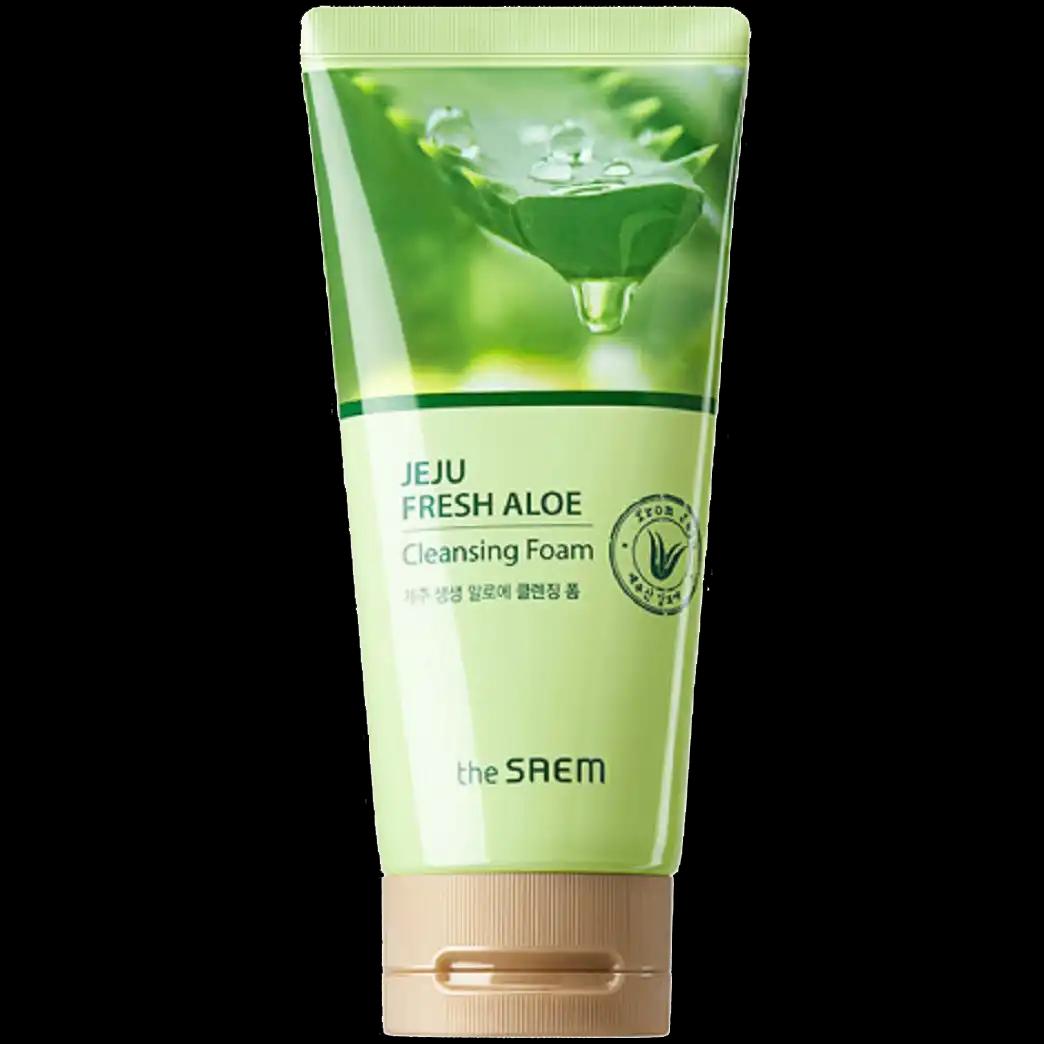 The Saem Jeju Fresh Aloe pianka do mycia twarzy, 150 g