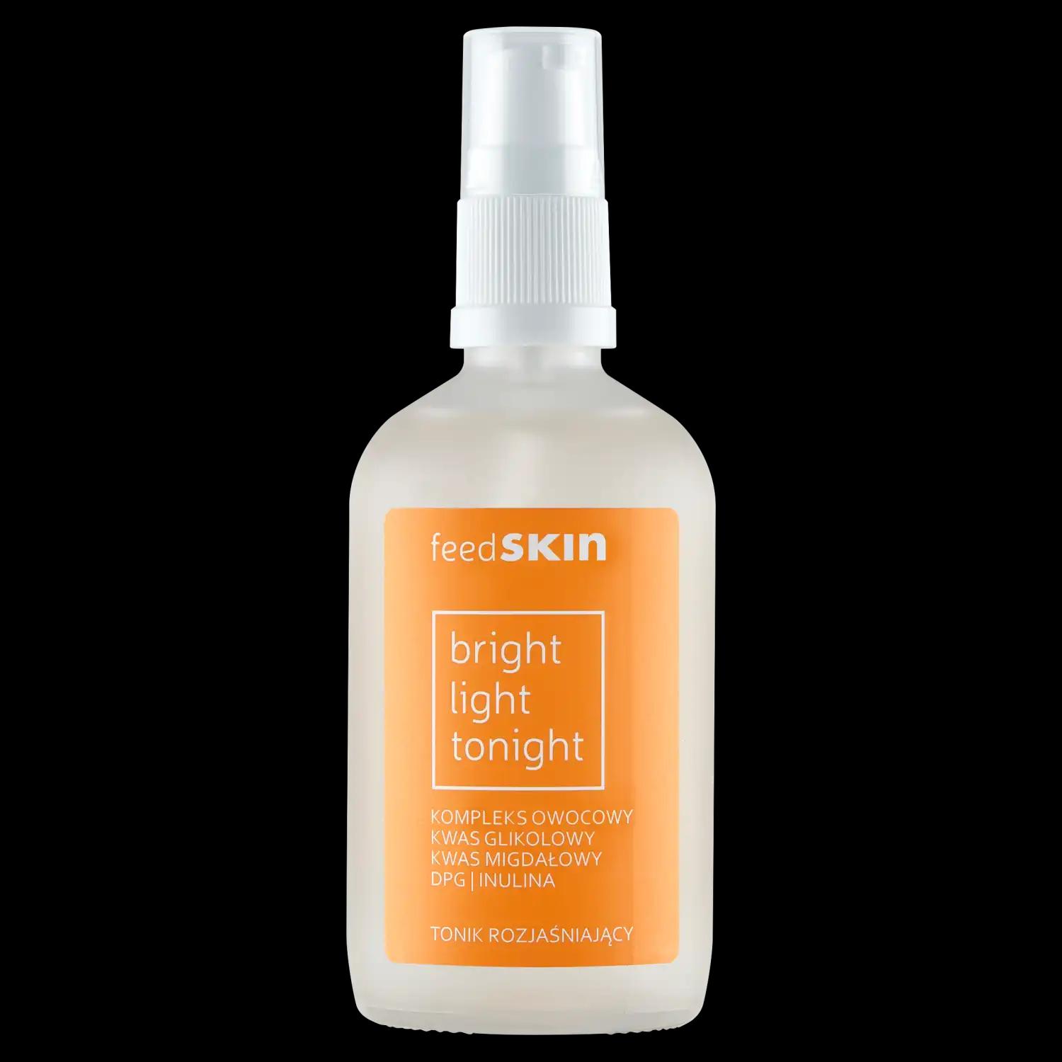 Feedskin Brightlight Tonight tonik rozjaśniający do twarzy, 100 ml