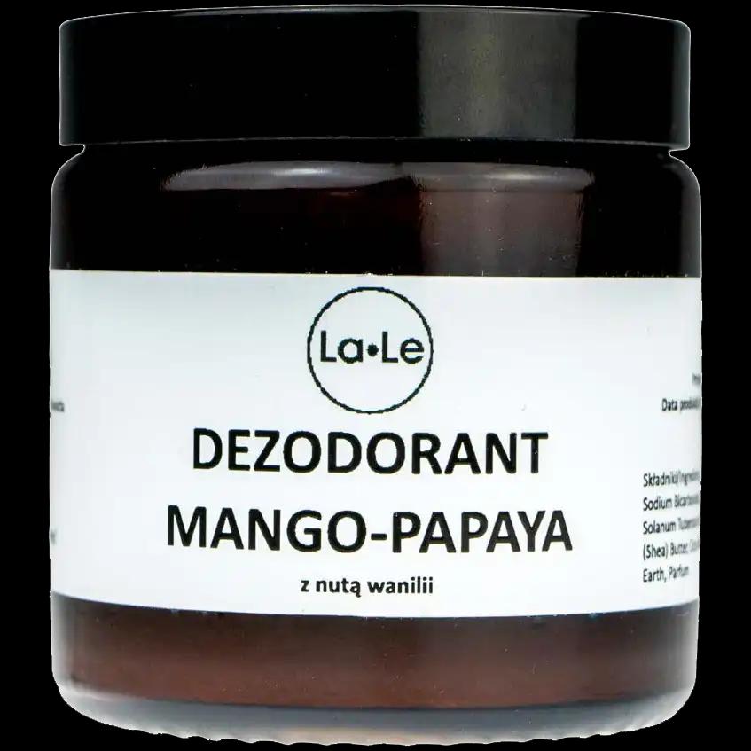 La-Le Mango-Papaya dezodorant w kremie do ciała, 120 ml